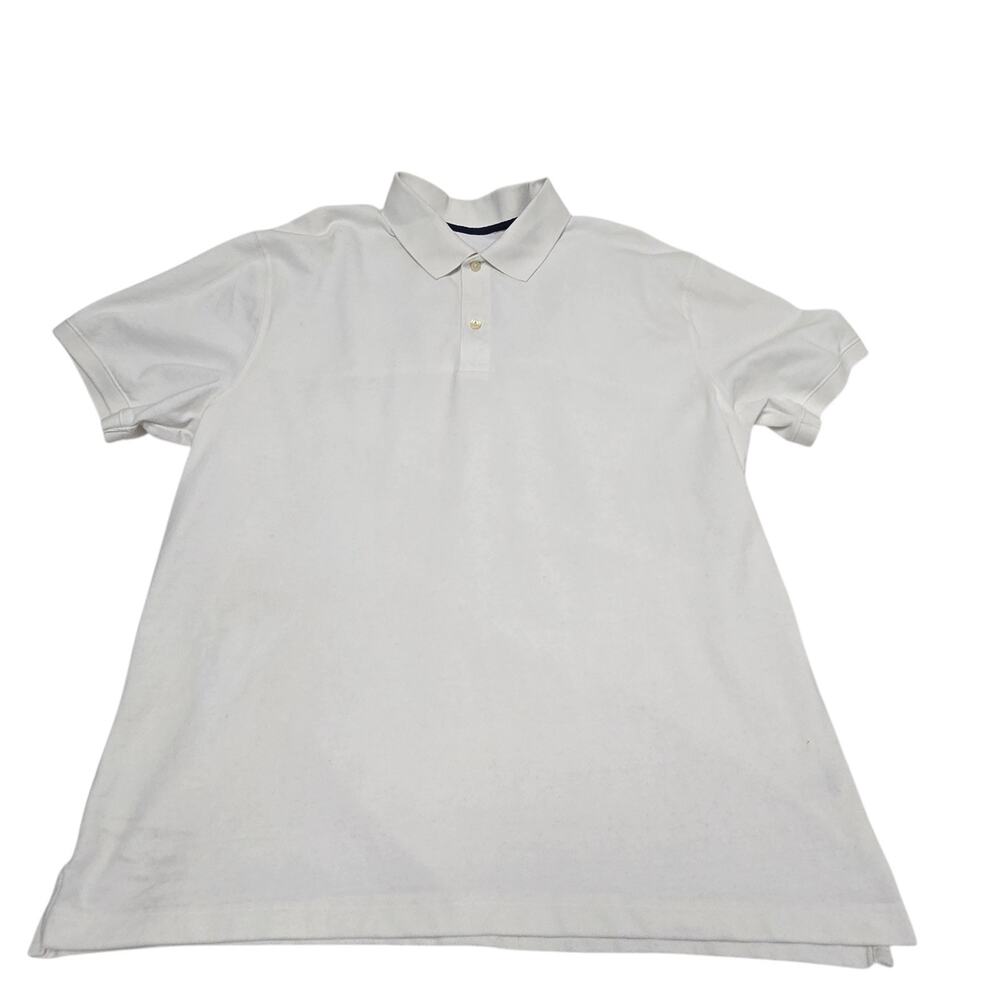 St. Johns Bay Men's Polo Shirt XL White